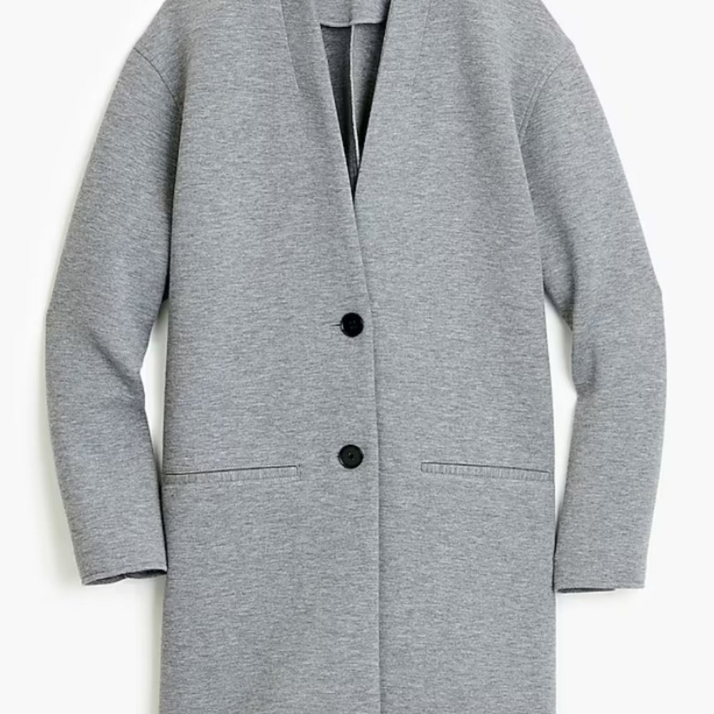 J. Crew Drapey heather grey jacket